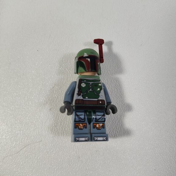 LEGO Star Wars Boba Fett MinifigureHead Beard Stubble 2012 9496Pauldron sw0396 - Picture 1 of 4